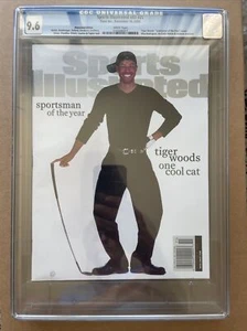 Tiger Woods SPORTS ILLUSTRATED Sportsman December 18, 2000 Newsstand CGC 9.6 - Picture 1 of 2