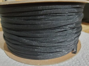 Techflex NYN0.25BK Nylon Monofilament Expandable Sleeving (10FT Per) - Afbeelding 1 van 2