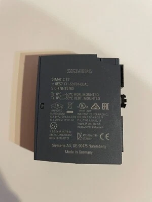 6ES7-131-6BF01-0BA0 ET200SP DIGITAL INPUT MODULE DI 8x24VDC ST (Siemens) - Immagine 1 di 2