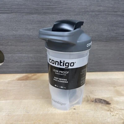 Contigo Leak Proof Shaker Bottle 20 oz, Water Bottle New