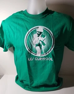 Les ClayPool Graphic Tee 2006 Unisex Kurzarm Grün Größe Small T-Shirt - Bild 1 von 6