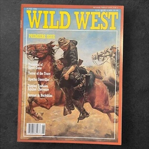 Wild West Magazine Premier Issue June 1988 Trainload Of Hired Guns Western - Picture 1 of 10