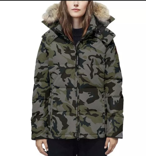 Cappotto parka 100% originale Canada Goose donna Chelsea verde piumino topwear 2XS