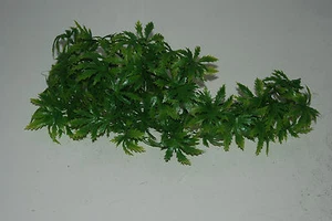 Vivarium Realistic Cannabis Style Leaf Hanging Plastic Vine Approx 35 cms - Picture 1 of 3
