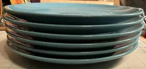 IKEA Fargrik 9.5” Pasta Soup Serving Bowls Set of 4 15199 Turquoise Blue Vtg - Picture 1 of 13