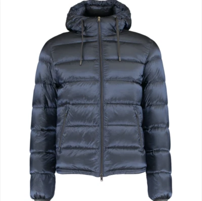 HERNO PI060UR Down Jacket in Navy - IT 54/UK 44 - Image 1 of 2