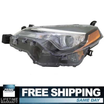 Conjunto de faros TYC lado del conductor izquierdo para 17 18 19 Toyota Corolla L/LE/LE ECO Foto 1 de 3