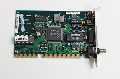 IBM 48G7170 ISA COMBO ETHERNET ADAPTER 25H1692  WITH WARRANTY - Image 1 of 3
