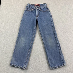 Levis 550 Jeans Boys 23x25 fits 22x24* Slim Relaxed Faded Denim Cotton Grunge - Picture 1 of 21