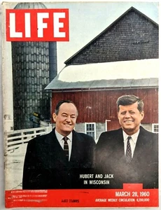 LIFE Magazine VTG September 12 1960 RARE Sample Copy John F Kennedy Russia Art - Foto 1 di 6