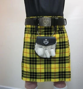 Macleod Tartan Scottish Kilt Cintura Tallas 30 - 52 - Imagen 1 de 5