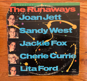 The Runaways - The Best of The Runaways LP 1982 1st Pressing Joan Jett Lita Ford
