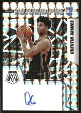 2021-22 Panini Mosaic Rookie Autographs Mosaic #6 Quentin Grimes  
