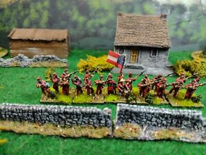 15mm acw Confederate Infantry "Van Dorn Reserves" 11th Mississippi *well painted