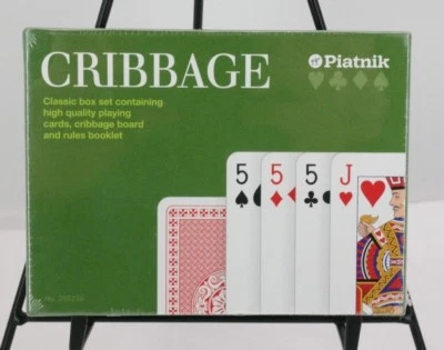 Cribbage Card Game Classic Box Set by Piatnik  TF - Image 1 of 4