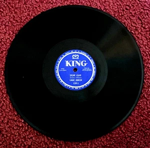 LONNIE JOHNSON~DRUNK AGAIN/JELLY ROLL BAKER 78 King 4388 Blues FREE SHIPPING - Picture 1 of 2
