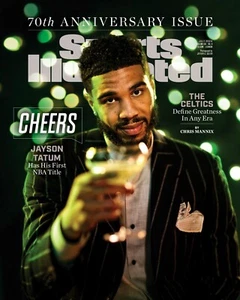 Jayson Tatum Sports Illustrated Celtics 2024 NBA Finals Champions 8x10 NBA Photo - Picture 1 of 1