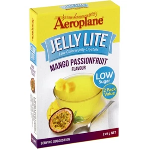 Aeroplane Jelly Lite Mango Passionfruit Low Calorie Jelly Powder 18g - Picture 1 of 6