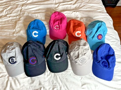 Lot Chicago Cubs Strapback  Adjustable Hat Cap New American Needle - Image 1 of 4