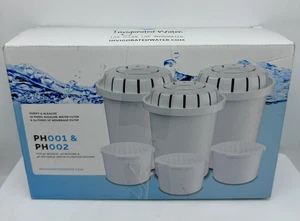 Invigorated water filter PH001 & PH002 (3 Pack) Water Alkaline Replacement - Picture 1 of 4