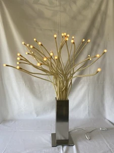 Vintage Ikea Stranne Brushed Stainless Steel Tree Table Light. - Picture 1 of 15