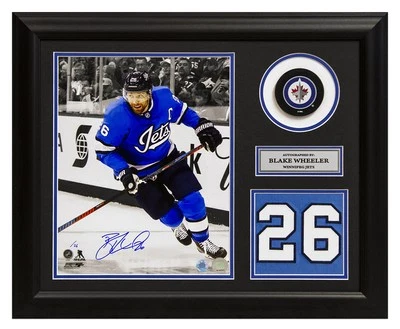 Blake Wheeler Winnipeg Jets Signed Aviator 20x24 Number Frame LE/#26 - Image 1 of 2