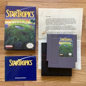 STARTROPICS CIB w/manual & box for Nintendo NES (1990), TESTED & WORKS!