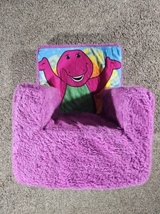 Silla de espuma para niños Barney púrpura de colección con logotipo asiento para niños pequeños - Imagen 1 de 7