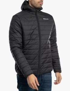 Ellesse Mens Padded Jacket Ladruns Padded Jacket Black - Picture 1 of 9