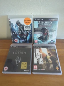 Playstation 3 PS3 Juegos Paquete Assassin's Creed/Black Flag Skyrim The Last Of Us - Imagen 1 de 7