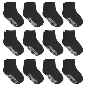12 Pairs Non-Slip Toddler Socks With Grips for Baby Boys and Girls - Anti-Sli... - Picture 1 of 8