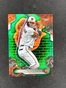 2023 Bowman's Best Gunnar Henderson Rookie Green /99 #26 Baltimore Orioles - Picture 1 of 2