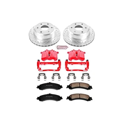 Kit de pinzas de rotores de pastillas de freno traseras PowerStop GAP para Chevrolet Suburban Tahoe Foto 1 de 2