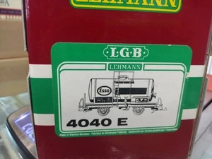 G Scale LGB 4040E Esso TANK CAR  - Picture 1 of 2