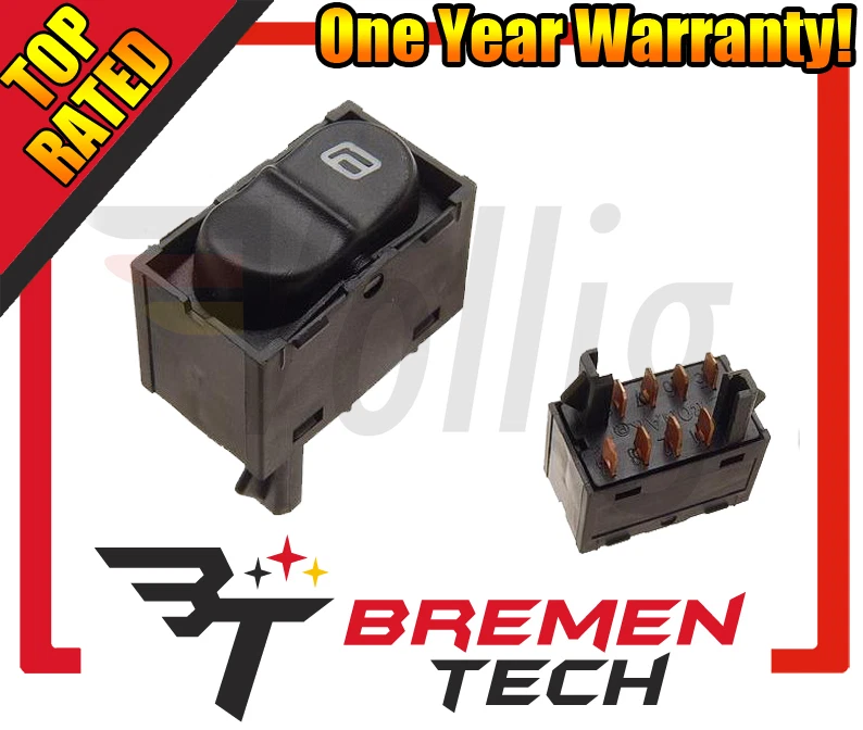 Nuevo interruptor de ventana eléctrica delantero para SAAB 900 9000 # 30-526-039 Foto 1 de 1