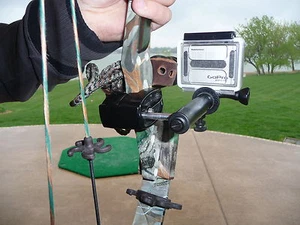 Bow hunting camera mount for GoPro simple bow mount for PSE Hoyt Mathews &more - Picture 1 of 6