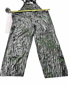 Vtg 100% Vinyl Camo Breatheable Wader Real Tree Matching Jacket Large - Picture 1 of 18