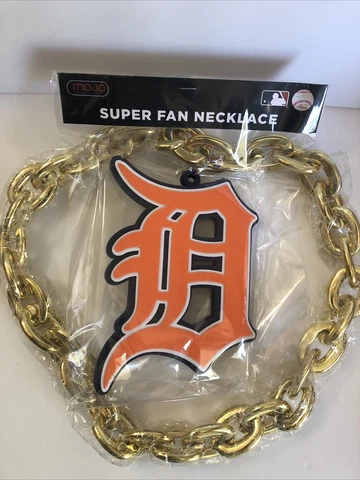MLB 3D Foam Super Fan Chain Necklace Detroit Tigers Cover