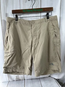 The North Face Short Pants Mens 36 Tan Hiking Camping Lightweight Outdoors - Picture 1 of 24