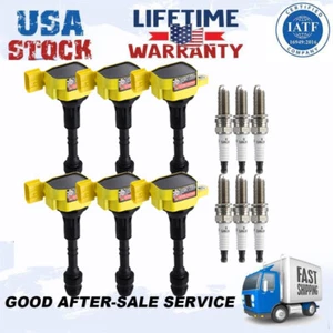 HeavyDuty Ignition Coil &Iridium Spark Plug for Infiniti FX35 G35 M35 3.5L UF349 - Picture 1 of 13