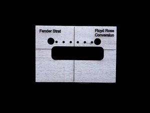 Strat to Floyd Rose Conversion Routing Template - Picture 1 of 9
