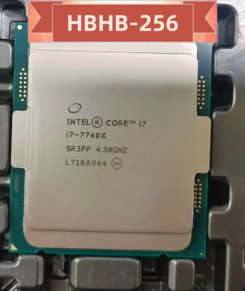 Intel Core i7-7740X X-Series 4.30 GHz SR3FP FCLGA2066 CPU Processor - Image 1 of 1