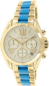 MICHAEL KORS Ladies Watch MK5908 Bradshaw Mini Chronograph Retail $275 - Picture 1 of 2