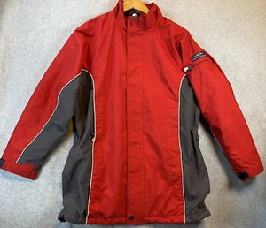 GAP Kids Ski Jacket Boys XXL Insulated Snow Red Gray Pockets Logo Youth Winter - Picture 1 of 23