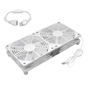 PC Coolers TV Box Wireless Quiet 1800rpm USB Power 120mm Router Cooling Fan - Afbeelding 1 van 10