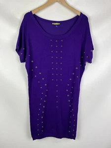 Versace Jeans ladies short sleeve oversized sweater dress size Xs - Picture 1 of 20