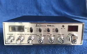 Cobra 148 GTL 40 Channel SSB Cb Radio CLEAN / WORKS / NO MODS Made In Malaysia - Zdjęcie 1 z 16