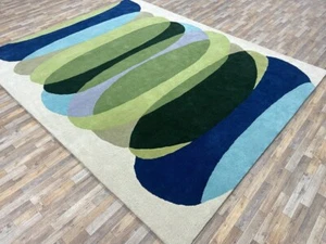 5x8|6x9|8x10|9x12||10x14|12x15|12x18| Hand Tufted New Zealand wool Hand Tufted - Picture 1 of 6