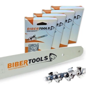 4x Sägeketten HM + 30 cm Schwert p.f. STIHL MSA 70 1/4"lp 1,1mm 64 TG - Bild 1 von 6