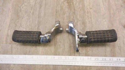 1985 Honda CB650 Night Hawk H570-1) left right front foot pegs - Image 1 of 4